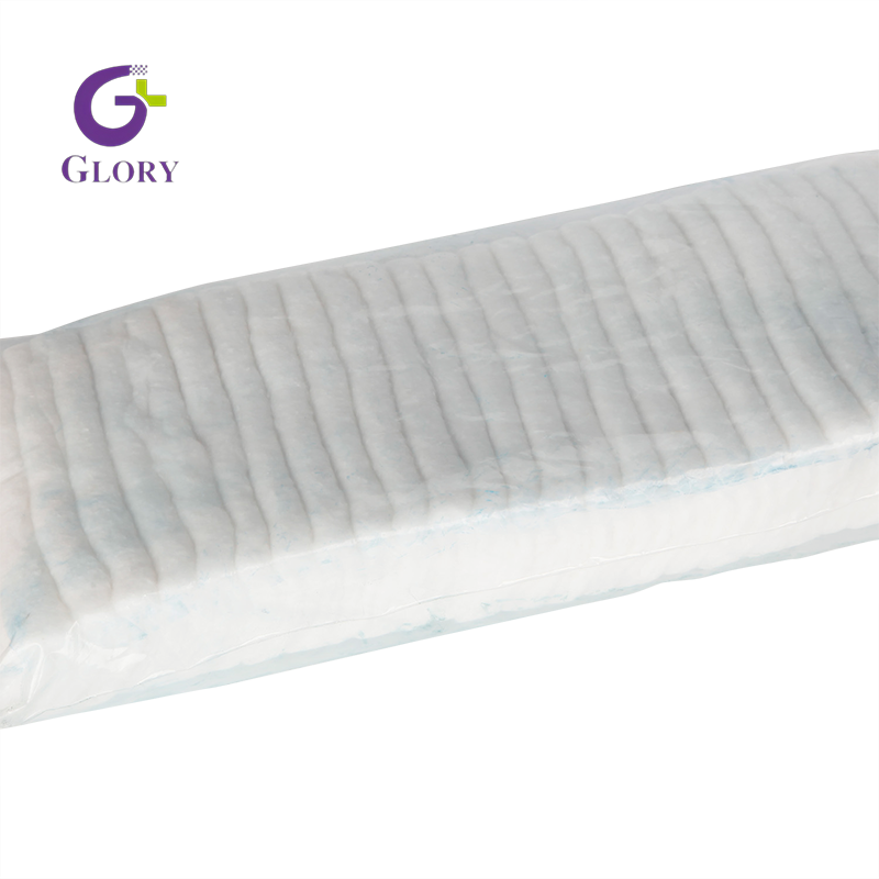 Zigzag en coton plié absorbant