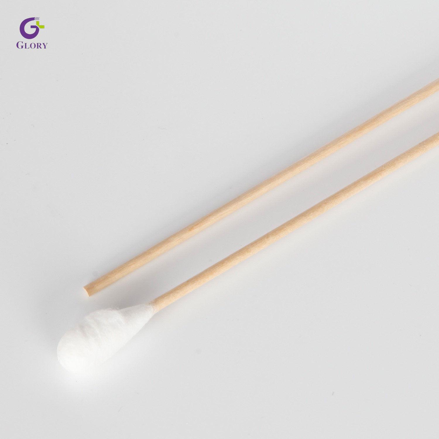 Applicateur de coton stérile jetable en bois Qtips Cotton Swabs
