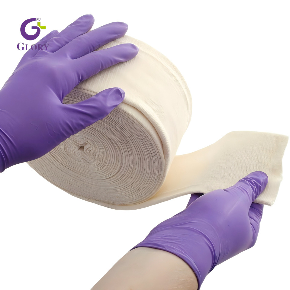 Bandage tubulaire sans couture – Bandage de rétention de pansement en coton respirant