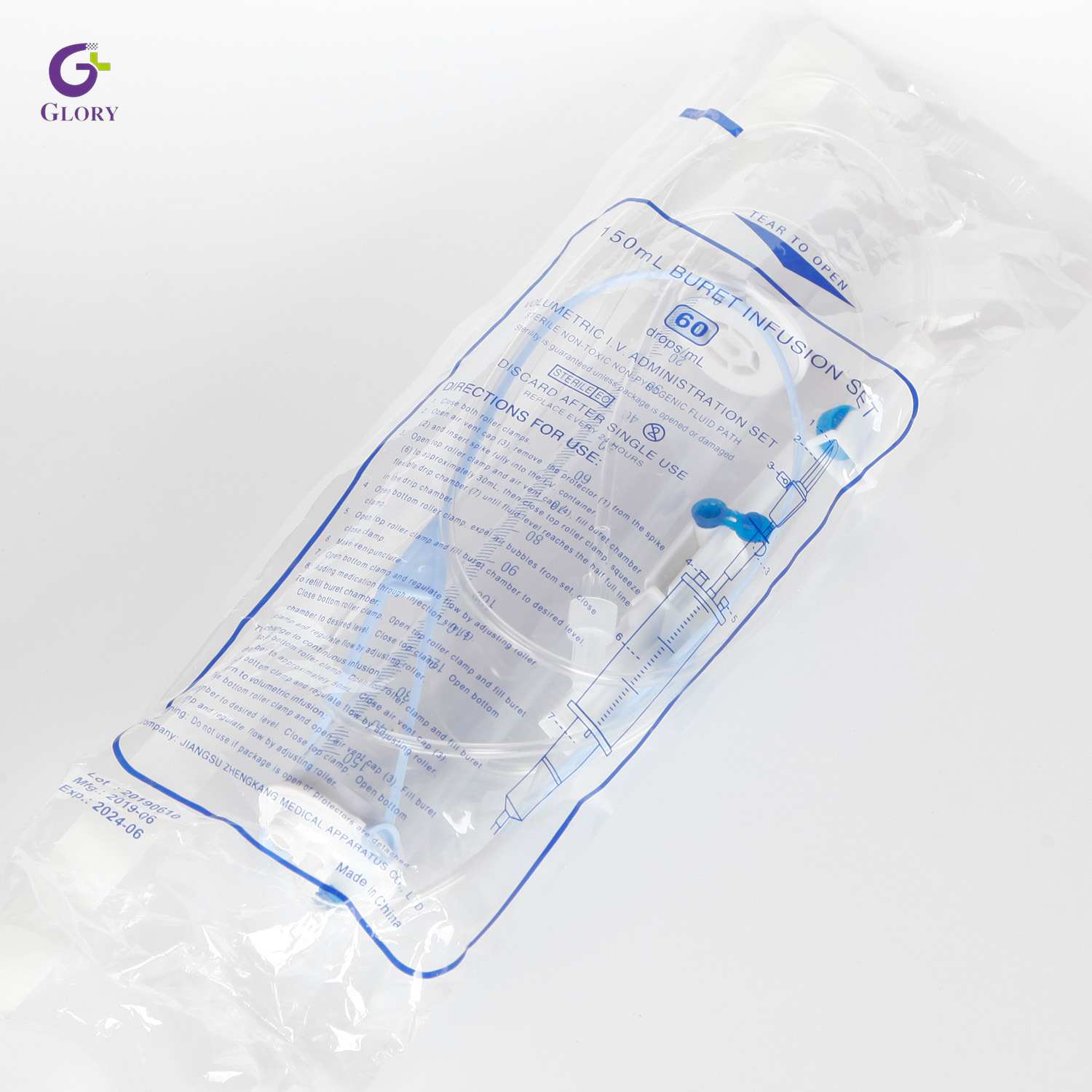 Ensemble de perfusion pédiatrique jetable