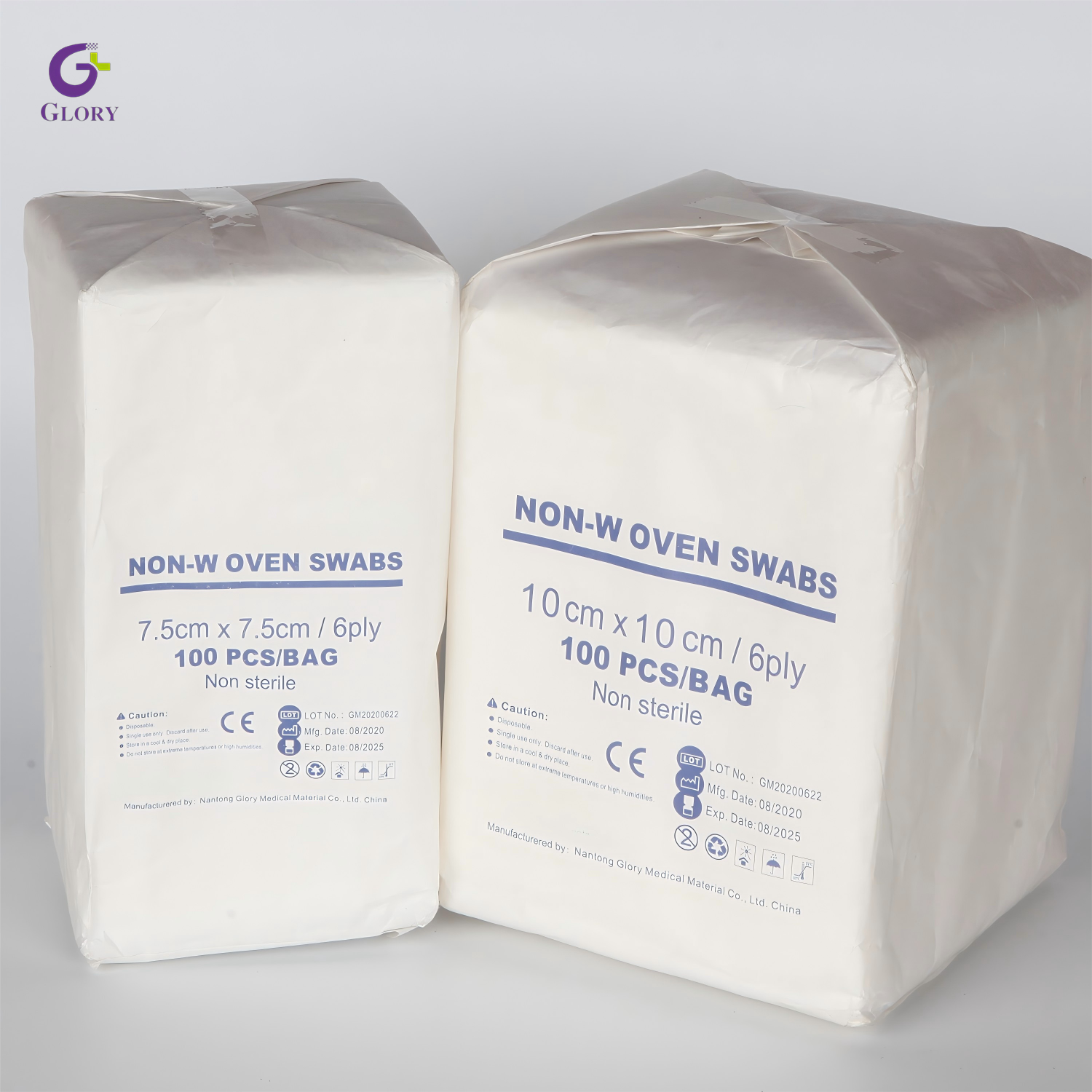  Compresses pour pansements Écouvillons non tissés