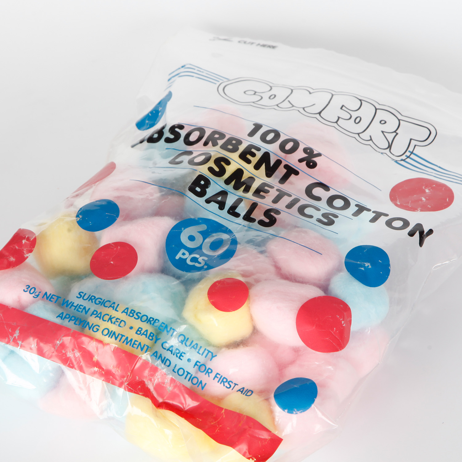  Boule de Coton de Soin Nettoyant Absorbant