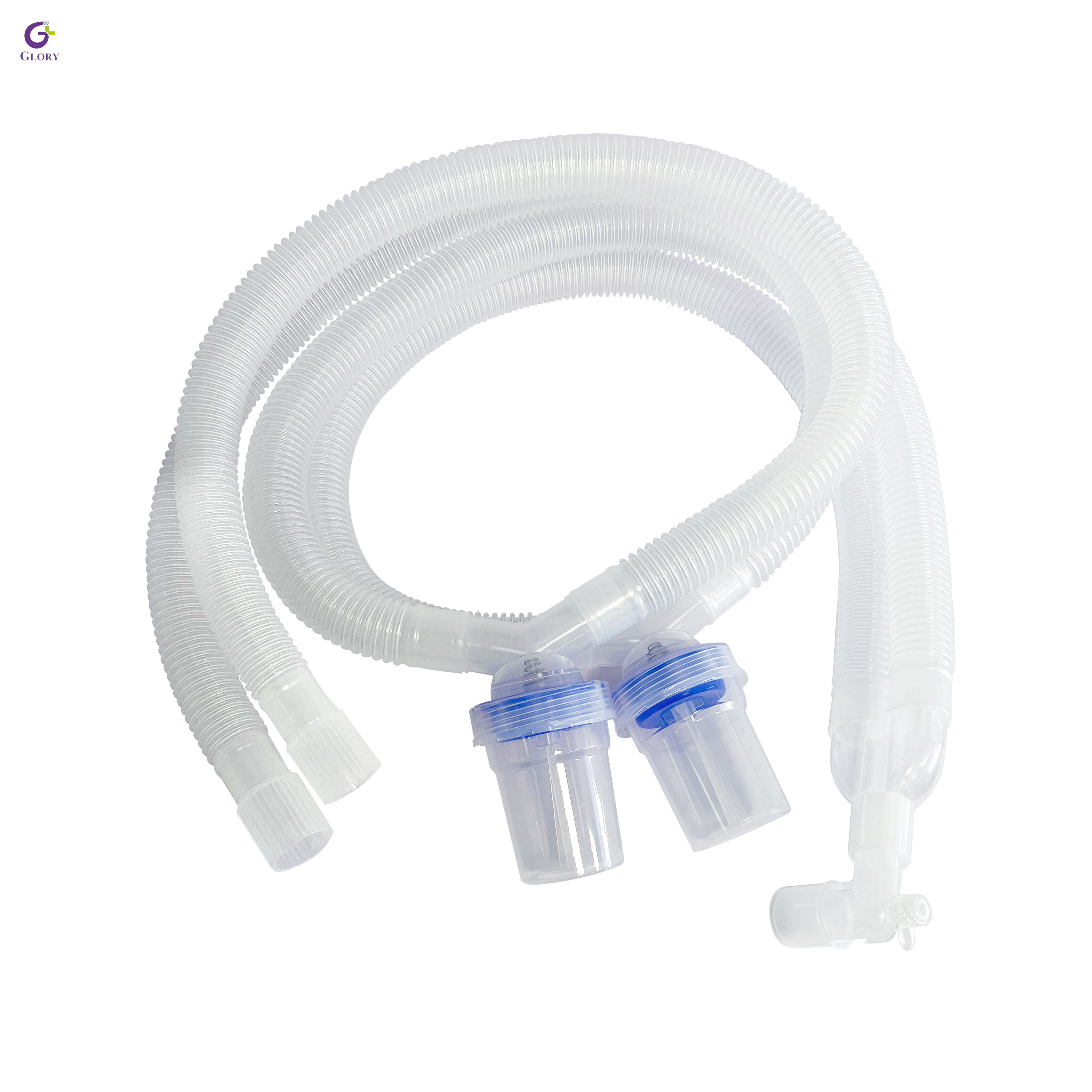 Tube respiratoire stérile médical d'anesthésie de circuit respiratoire ondulé jetable pour la machine d'anesthésie de ventilateur