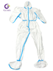 Combinaison de protection non tissée SMS, combinaison d'isolation jetable légère pour utilisation médicale, agroalimentaire et salle blanche