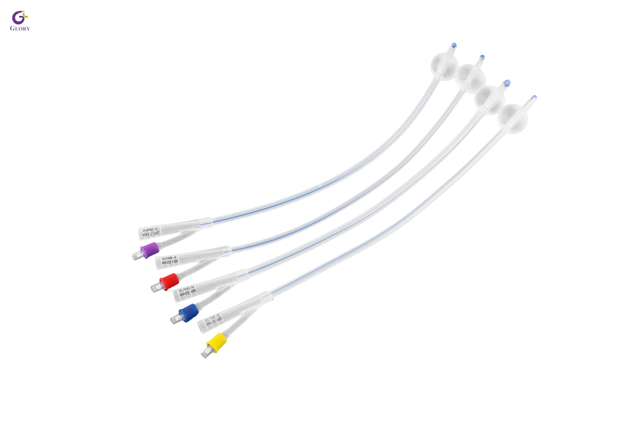 Le cathéter stérile jetable de Foley de silicone classe 6Fr-26Fr pour l'usage de clinique